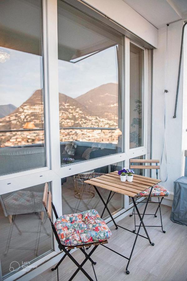 Lakeview Panorama Penthouse With Washer & Dryer Lugano Zewnętrze zdjęcie
